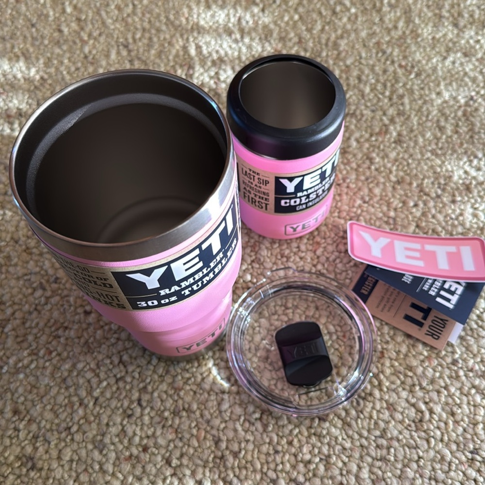 YETI BUNDLE-30oz Rambler tumbler and Colster - Picture 4 of 4
